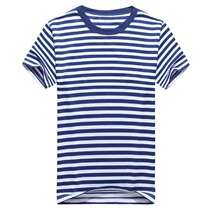 Sea soul shirt Short sleeve summer mens striped T-shirt quick-drying crew neck shirt