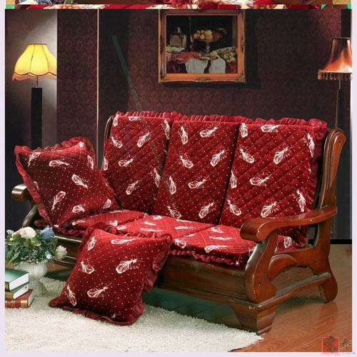 Деревянный диван из натурального дерева, деревянная старомодная подушка, комплект