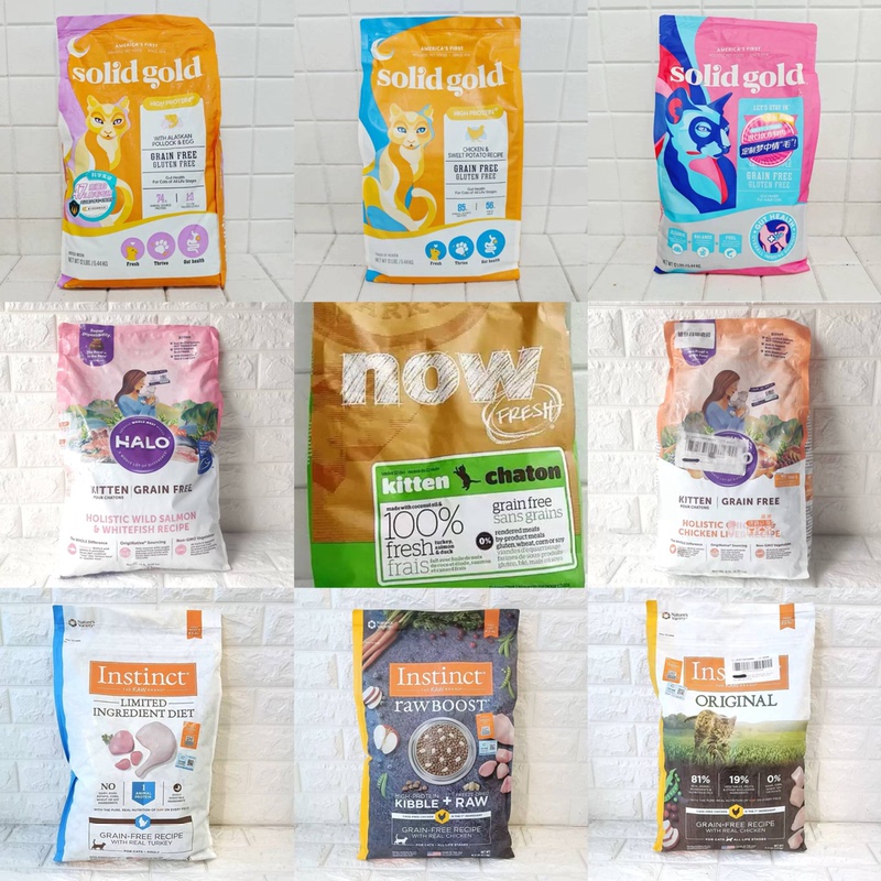 Imported Cat Food! Suli Gao Baili Grain-Free High-Protein Chicken and Fish Cat Food for Adult Cats and Kittens 4.54kg 5.44kg