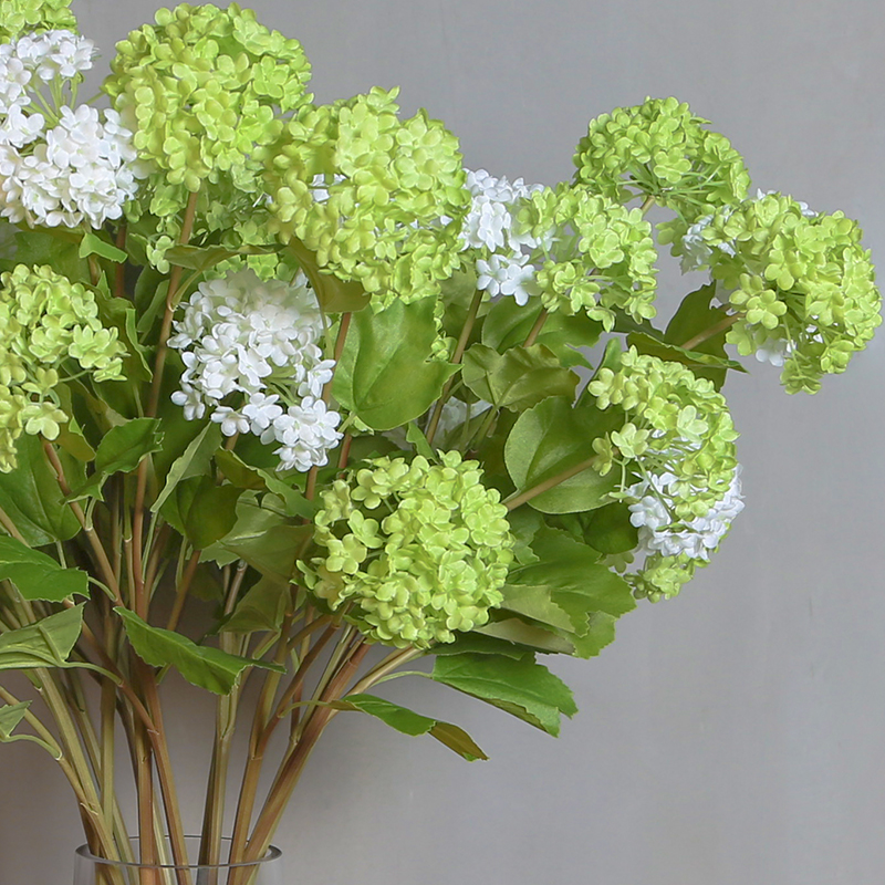 Simulation hydrangea plant indoor fake flower home living room soft decoration photo props decoration decoration bouquet 19