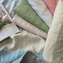 Foreign trade outlet tail sheet 100% pure linen quilt cover day style minima linen quilt cover micro-flawless treatment pick up