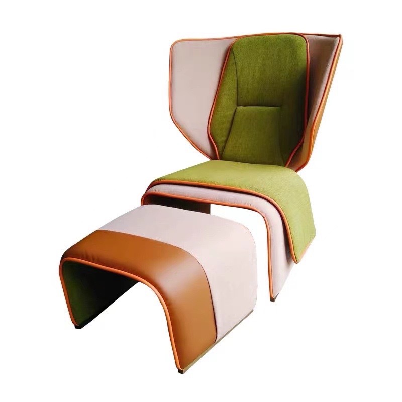 Nordic Single Glass Fiber Designer Personality Art Chair Deck Chair Profiled Creative Casual Chair Gender Sofa Chair