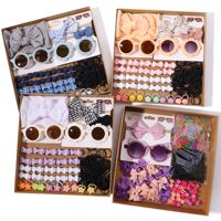 Kids Hair Accessories Cartoon Hairband Mini Bow Hairpin Basi