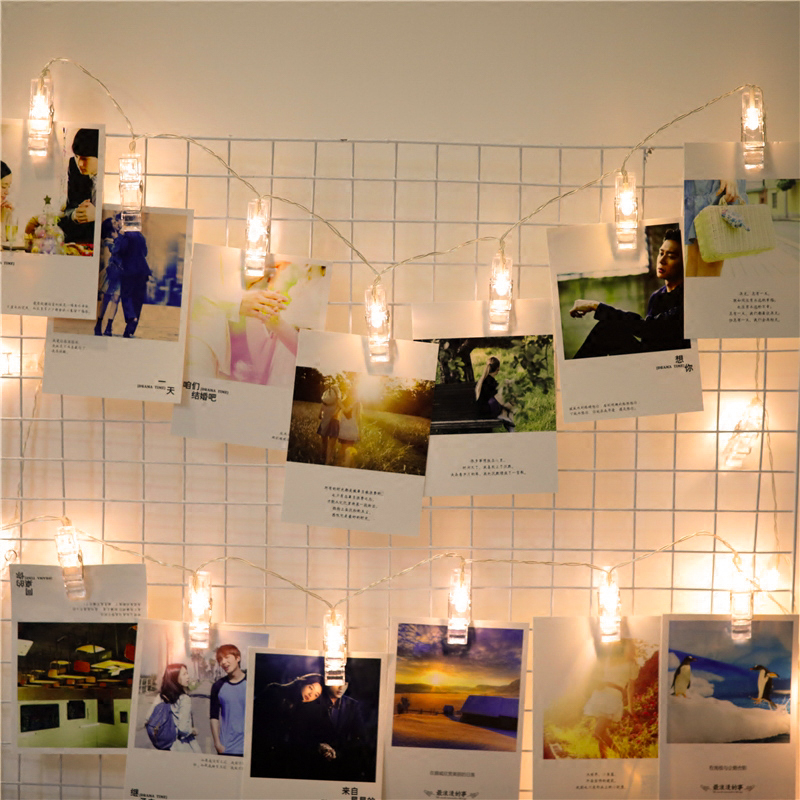Usd 7 81 Photo Creative Clip Light String Led Lights Flash Photo Creative Clip Light String Led Lights Flash Stars Bedroom Room Decoration Wall