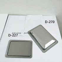 Stainless steel square trash can lid accessories round kitchen countertop hidden decorative lid Sink sink embedded bucket