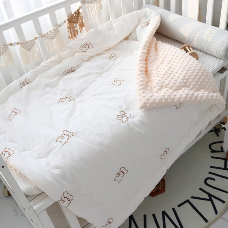 Appeasing the bean bean quilt by child Xia cool by 120 x 150 Quilt Baby Bean Blanket Baby Summer Gauze Air Conditioning