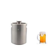 2L self-brewed home brew second barrel 304 stainless steel beer barrel winery delivery threaded cover pressure-resistant jug