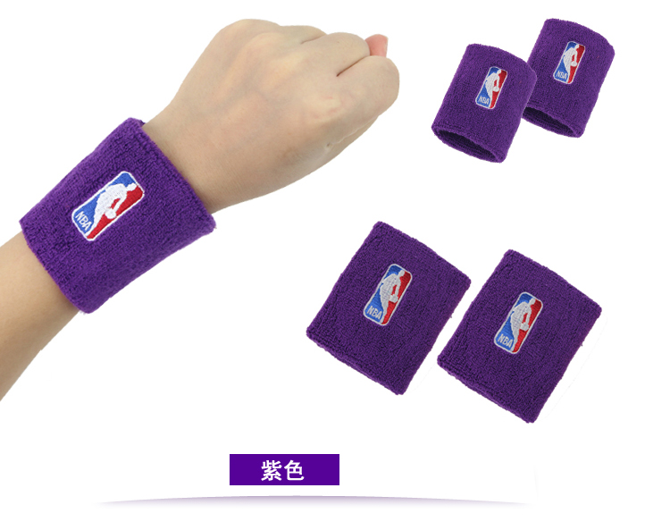 Vòng tay NBA nam và nữ dày bóng rổ cầu lông thiết bị an toàn thể thao Kuri Kobe thấm hút mồ hôi chống bong gân băng đầu gối chạy bộ