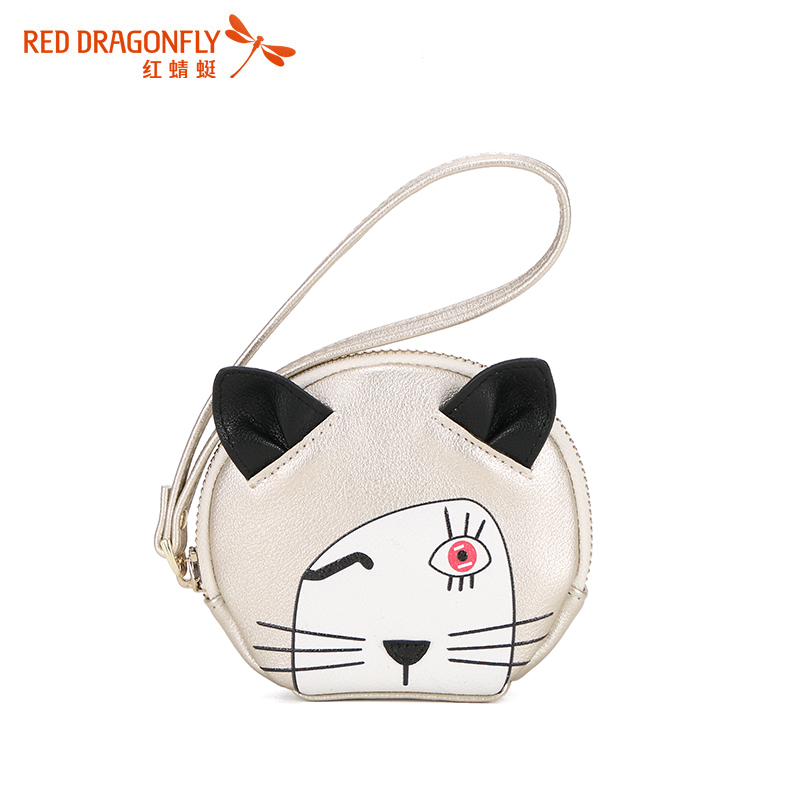 Red Girl Bag mùa thu / mùa đông New Small Bag Fun thời trang túi nhỏ Hàn Quốc phiên bản Tide Mini Zero, Wallet Woman