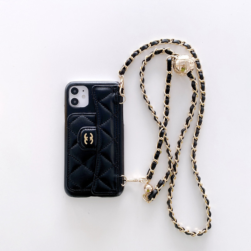 Suitable for Apple 15 Pro Max Phone Case, iPhone 14 Pro Crossbody, 13 Strap, 12 Pro Max High-End, Xr Luxury, 16 Pro X Leather Anti-Drop Women's Style Lanyard, Card Slot, 11 European and American Style