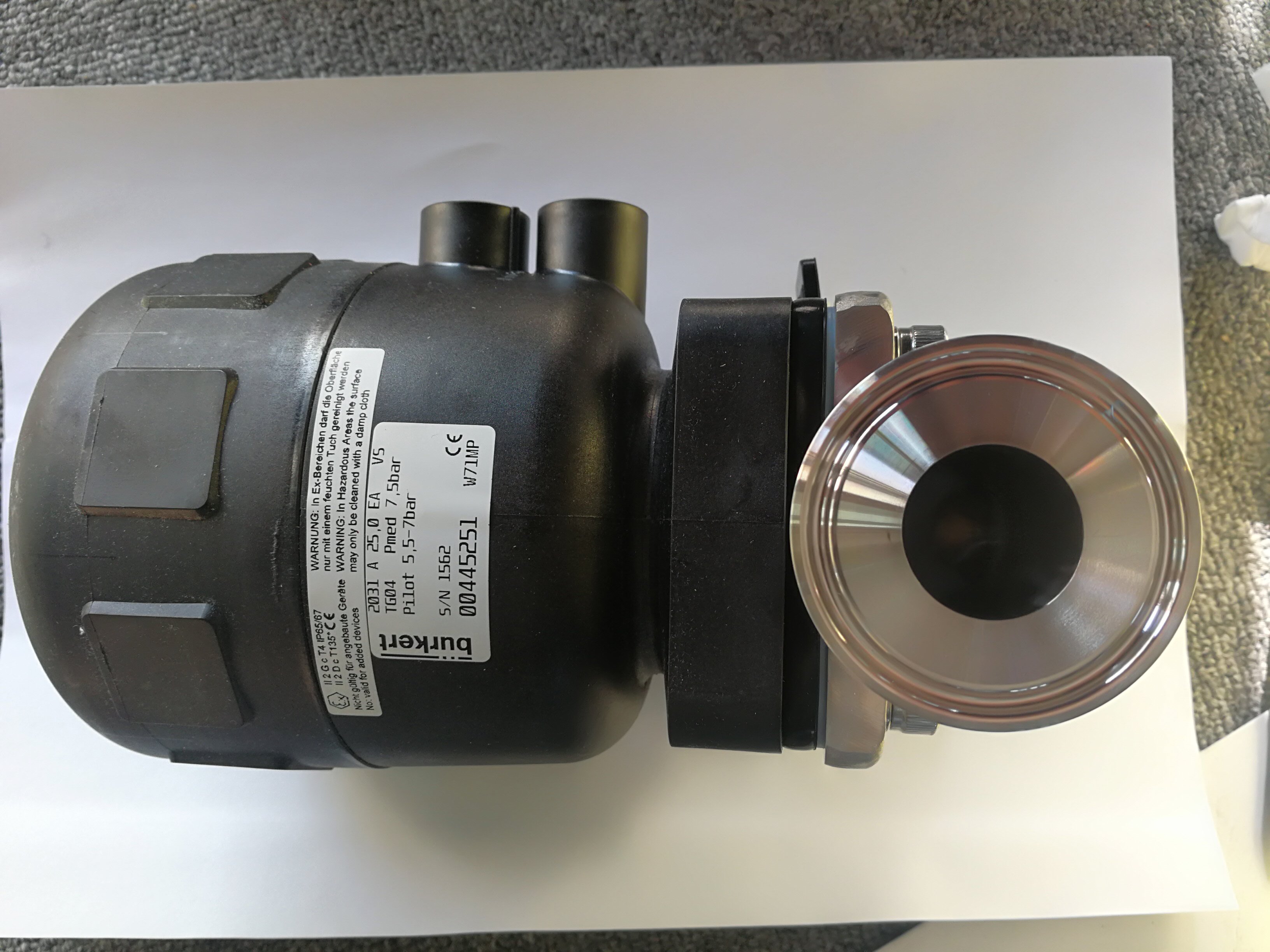 burkert 2031 00445251 Baode stainless steel diaphragm valve 445251