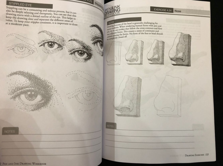 日版漫畫原版 Pen and Ink Drawing Workbook 鋼筆畫練習冊