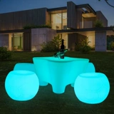 Новые прямые продажи светодиодные световые столовые столовые табуретки KTV Leisure and Entertainment Boffect Sware Lose Outdoor Waterraph Stable Furniture