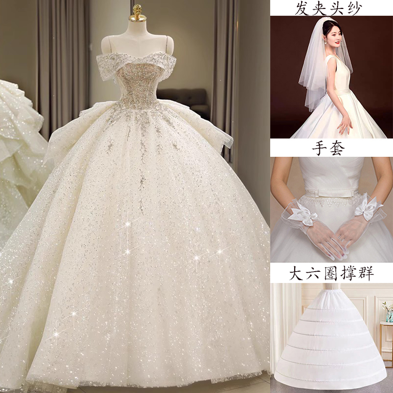  3XL+Qiti wedding dress plus three sets (recommended by the shopkeeper)   + $21.99 