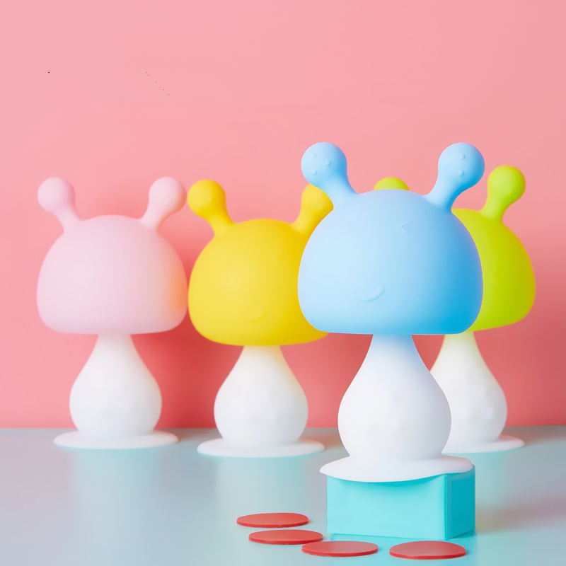 Water-cooking tooth-gum baby grinders bite fruits and vegetables Pacifier Stick Newborn Baby Silicone Small Mushroom Tooth Gum Toy-Taobao