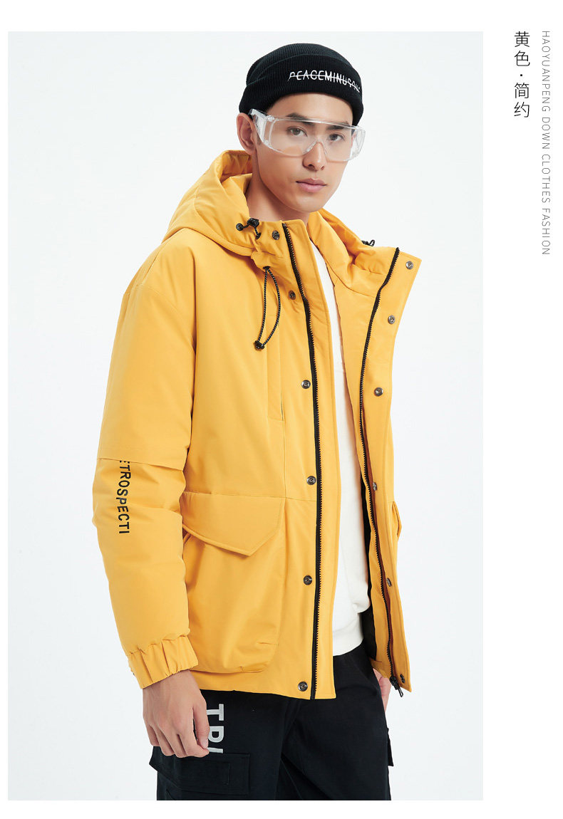 HOYANP 男士时尚工装羽绒服 90%含绒量 图7