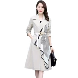 Модный осенний плащ, приталенный корсет, лонгслив, куртка, 2020, в западном стиле