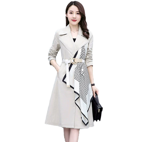 Модный осенний плащ, приталенный корсет, лонгслив, куртка, 2020, в западном стиле