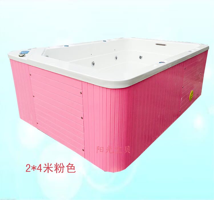 Bể bơi acrylic thiết bị bể bơi cho bé Bộ lọc nhiệt tĩnh bong bóng lướt sóng đa chức năng bể bơi trẻ em - Bể bơi / trò chơi Paddle ho boi tre em