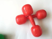 Толстые и повышенные буквы, тупой колокол красный