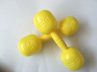 Толстые и повышенные буквы, звук гантели желтой