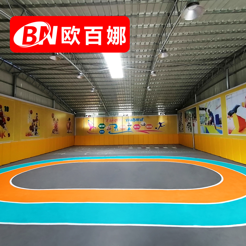 O 100 Nana basketball feeling of integration training floor post privately taught custom ground mat wheel slide balance car pvc plastic sports floor