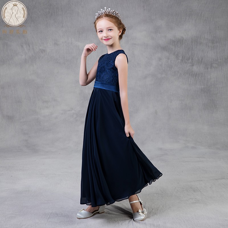 Một chiếc tủ gấu trúc trong bộ váy dạ hội công chúa cho bé gái lớn trình diễn piano cho bé trình diễn dài mùa thu đông mới áo gile bé trai
