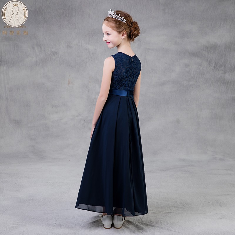Một chiếc tủ gấu trúc trong bộ váy dạ hội công chúa cho bé gái lớn trình diễn piano cho bé trình diễn dài mùa thu đông mới áo gile bé trai