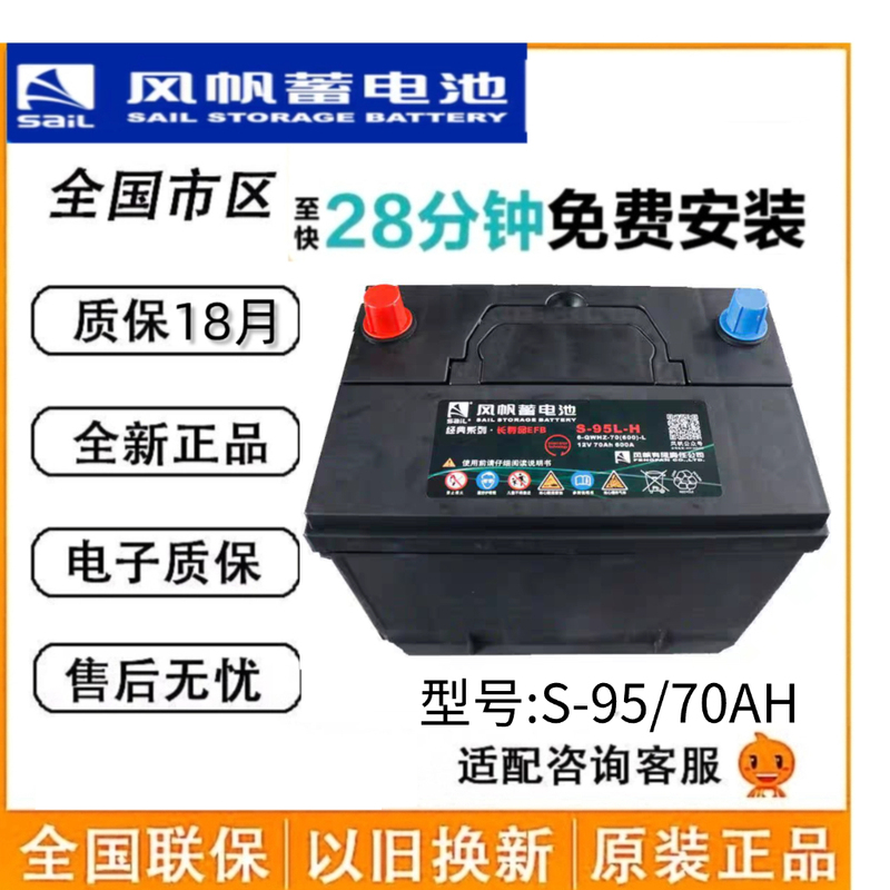 Fengfan S95 Start-Stop System Is Suitable for Highlander, Camry, Odyssey, and Lexus Efb Car Batteries Fengfan S95 Start-Stop System Is Suitable for Highlander, Camry, Odyssey, and Lexus Efb Car Batteries