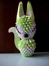 Плюшевая игрушка 三角插折纸成品手工创意diy生日礼物情侣纪念可爱小狐狸立体