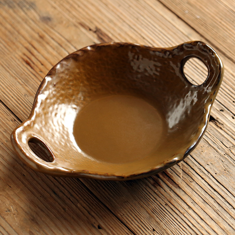 Dry pot pot of household ceramics tableware suite hotel hotel restaurant dedicated flame furnace solid alcohol small hot pot dish