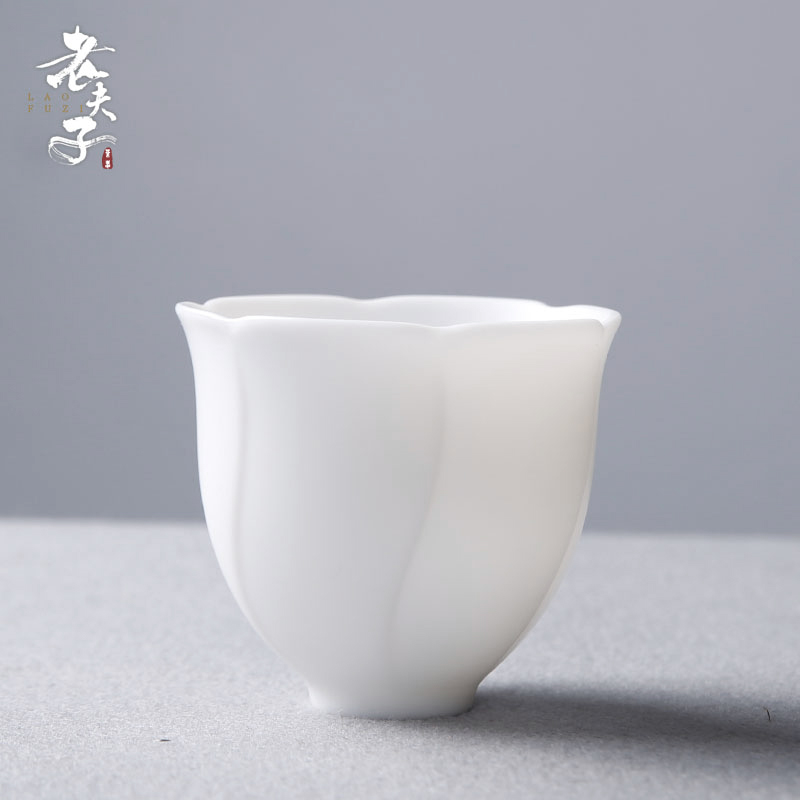 The professor kung fu master sample tea cup ceramic cups tea cup single CPU dehua white porcelain tea sets, small tea cups