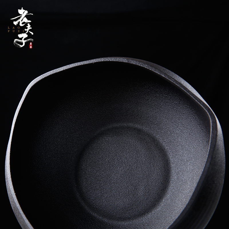 The professor triangle coarse pottery tea wash to ceramic wash bowl washing dishes kung fu tea accessories cup hot wash to The writing brush washer from cylinder