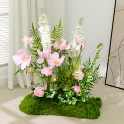 Artificial Flowers for Landscaping, High-End Light Luxury Fake Flowers for Indoor Staircases, Shopping Mall Window Displays, Flower Troughs and Flower Boxes Decoration