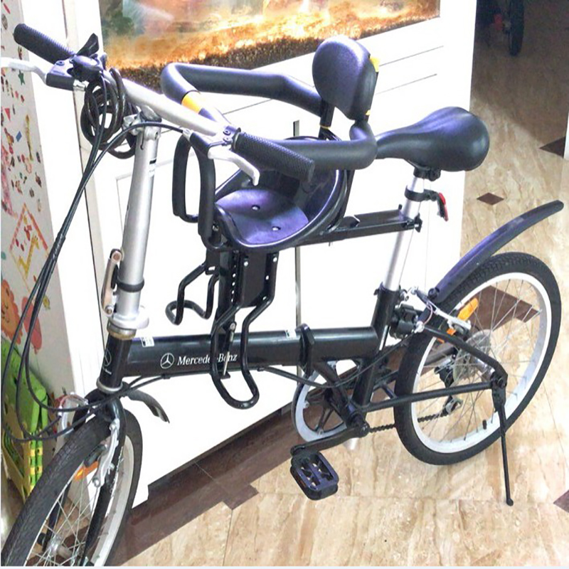 Electric bicycle child seat Front bicycle Mountain bike folding car