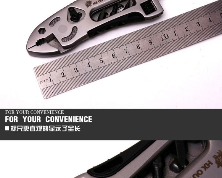 Công cụ đa năng dao kìm bảng tuốc nơ vít cung cấp kết hợp dụng cụ ngoài trời cắm trại HX-D-03 - Công cụ Knift / công cụ đa mục đích xẻng đa năng sinh tồn