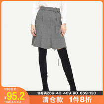 UR2021 Autumn new womens retro style houndstooth fishtail skirt WE02S5HF2000