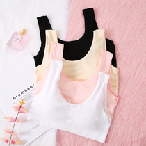Primary school childrens incubation period small vest girl underwear for children in the middle school cotton stalls wearing high school adolescence bra