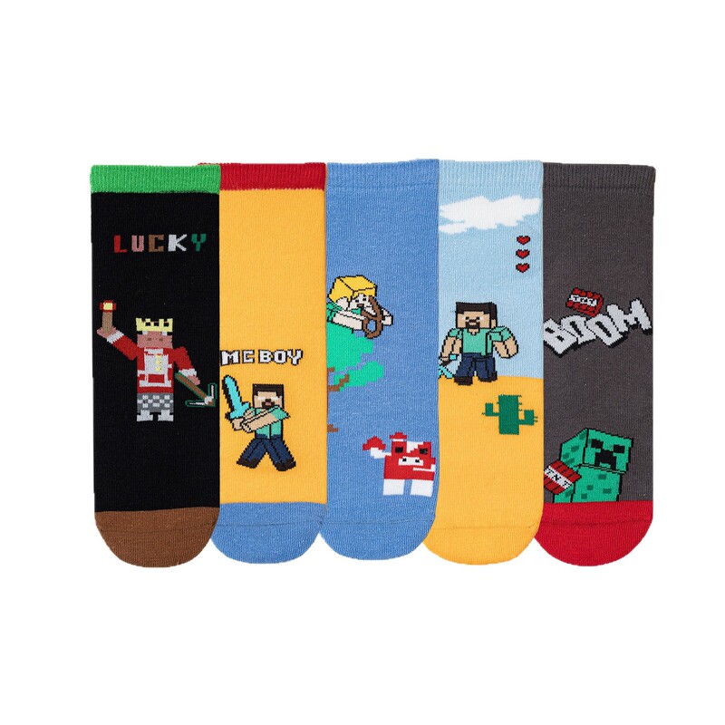 Japanese In-Stock My World Children's Socks 2026 New Spring Unisex Baby Pure Cotton Cartoon Mid-Tube Socks