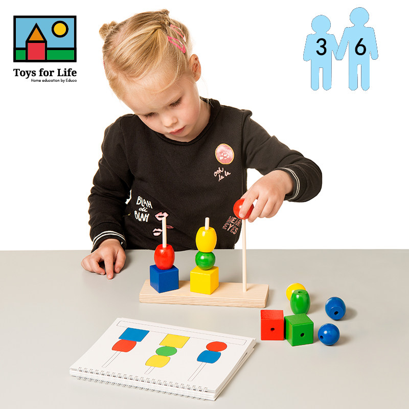 Beledo toys for life stack games shape sleeve column pairing graphical intelligence 3D blocks