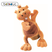 Early education German Belledo Beaver hand puppet Childrens storytelling props Plush toys Animal hand puppet educational toys