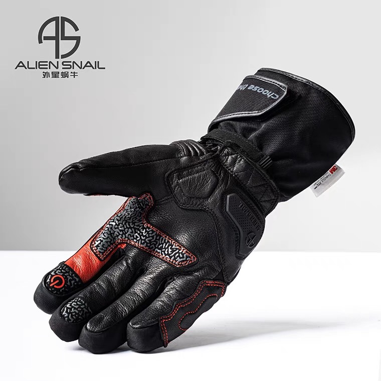 Alien Snail Gloves M10 Winter Men Locomotive cycling female cycle waterproof anti - wreck warming locomotive M9