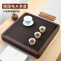 Ren Tang square bakelite tea tray German brown household dry-brewed simple tea set size tea table sea tray tea ceremony