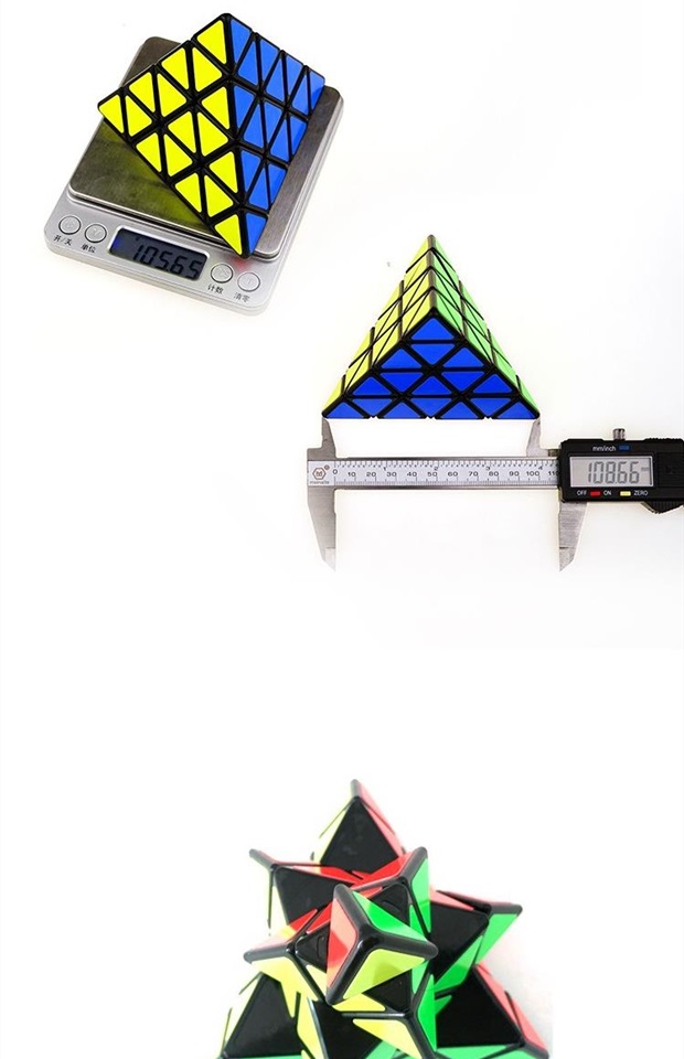 Bàn tay thứ tư kim tự tháp bậc bốn Rubik hình khối tứ giác tứ diện tháp tam giác đồ chơi giáo dục sớm - Đồ chơi IQ đồ chơi montessori