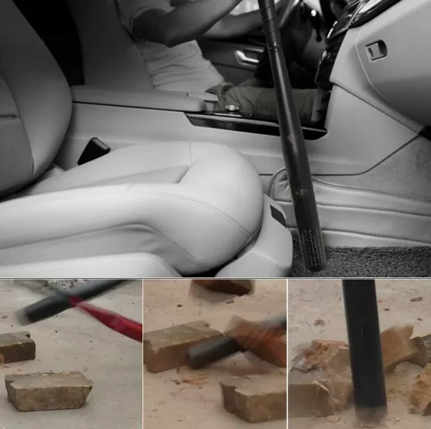 Bóng chày bat tự vệ sản phẩm xe hơi tùy chỉnh composite vàng thép tự vệ dính Qinglong phiên bản sưu tập bóng chày bat nam chiến đấu