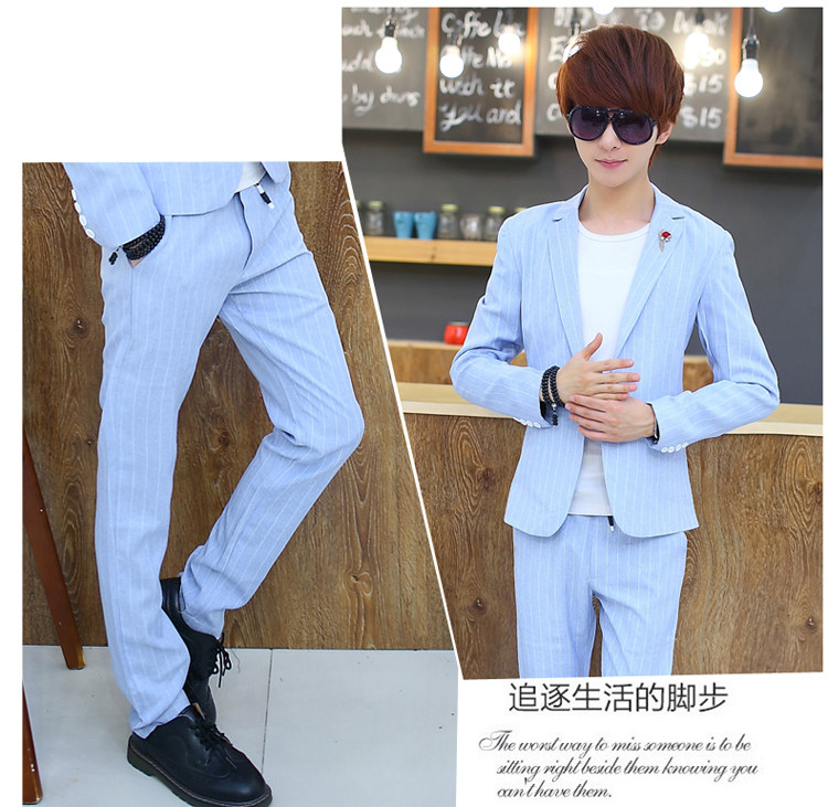 Costume homme en coton pour automne - Ref 1549723 Image 21