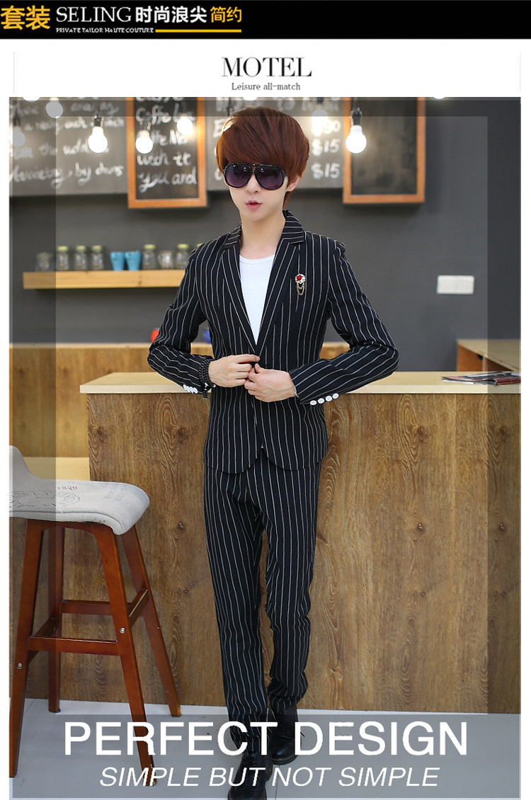 Costume homme en coton pour automne - Ref 1549723 Image 16