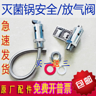 浙江新丰中友XFS-280蒸汽灭菌器配件安全阀高压消毒锅放气阀18L24