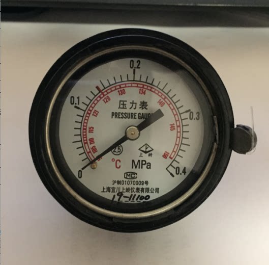 上海申安LDZX-50KBS立式灭菌器配件压力表30L75L宜川上岭0-0.4MPa