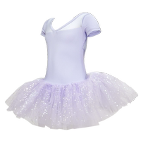 sansha childrens ballet training clothes short-sleeved dance jumpsuit sequin tutu skirt performance TUTU